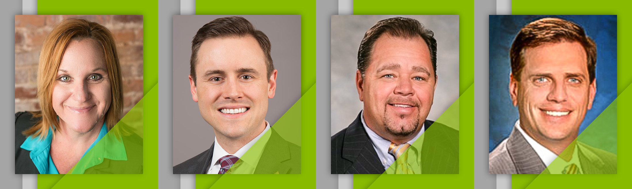 Regions’ Jacksonville-area leadership team also includes, from left to right, Jennifer Kirouac, Josh Allen, Erik Johnson and Jim Branch.