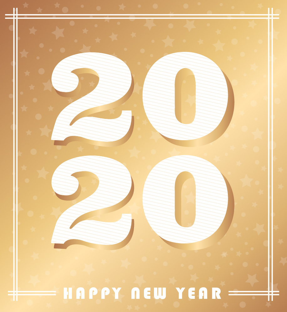 Happy New Year 2020 E-Card